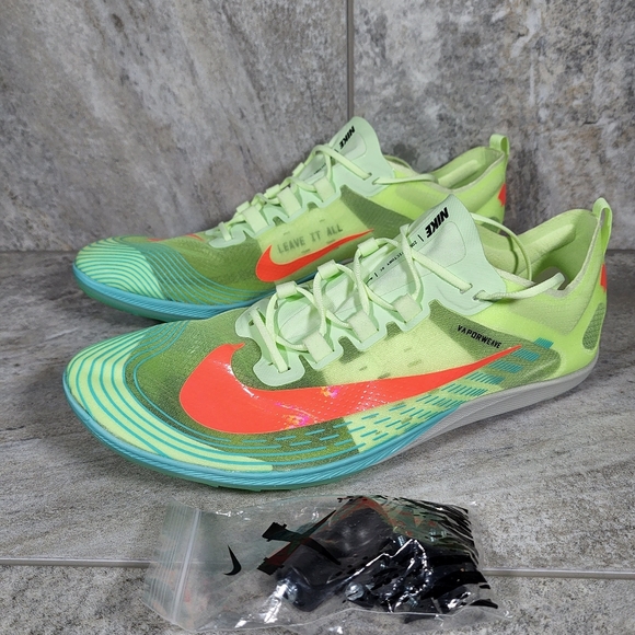 Nike Zoom Victory 5 XC Track Field Spikes Mens Size 12.5 Volt Orange AJ0847-701 - Picture 2 of 10